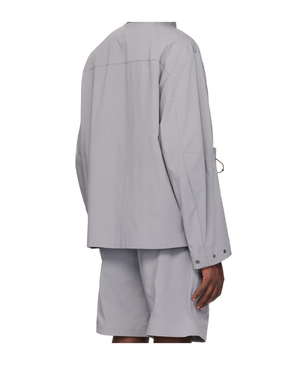 Roa Gray Button Shirt In Gray