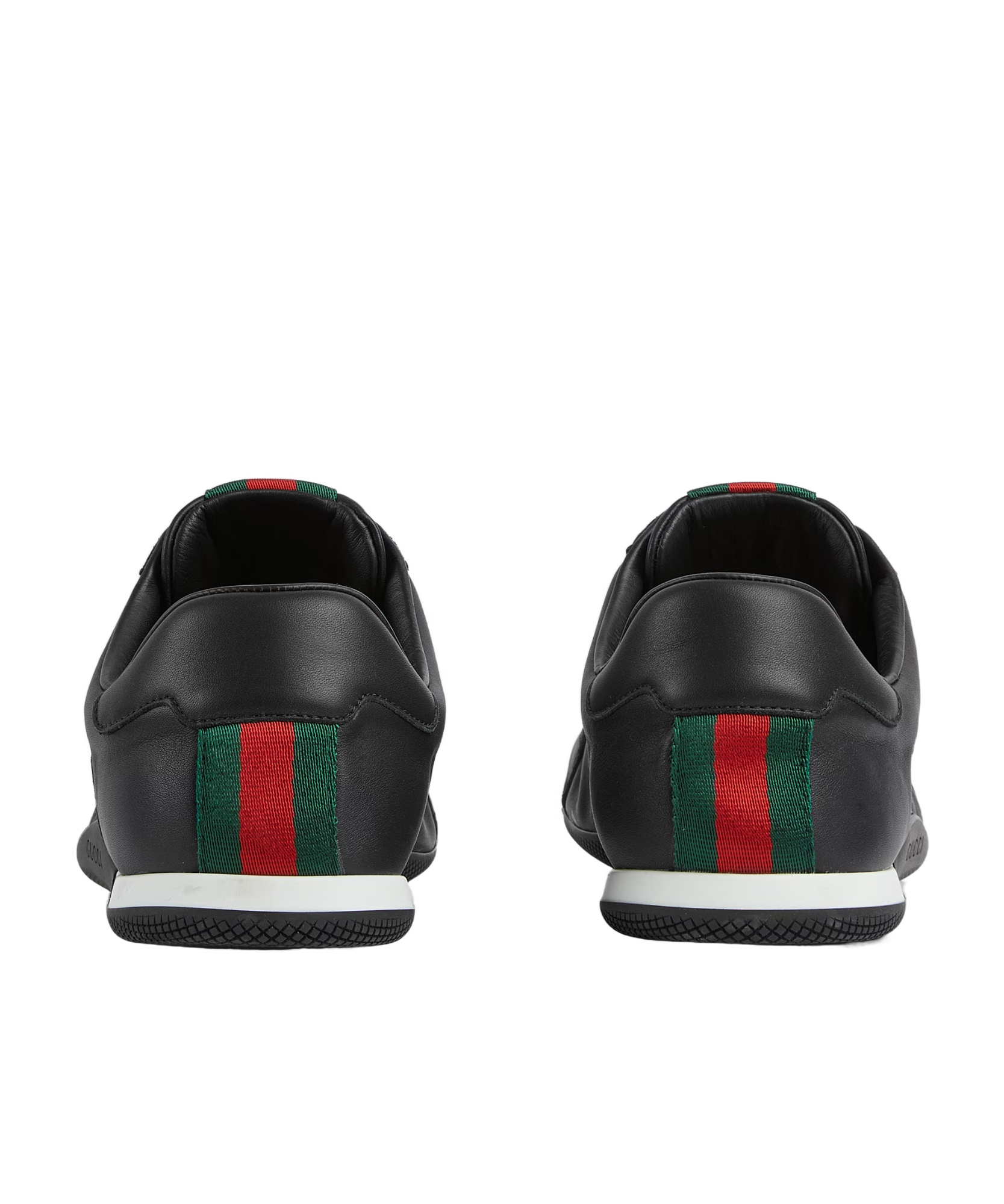 Gucci Shift Low Top Sneaker Rubber Sole In Black
