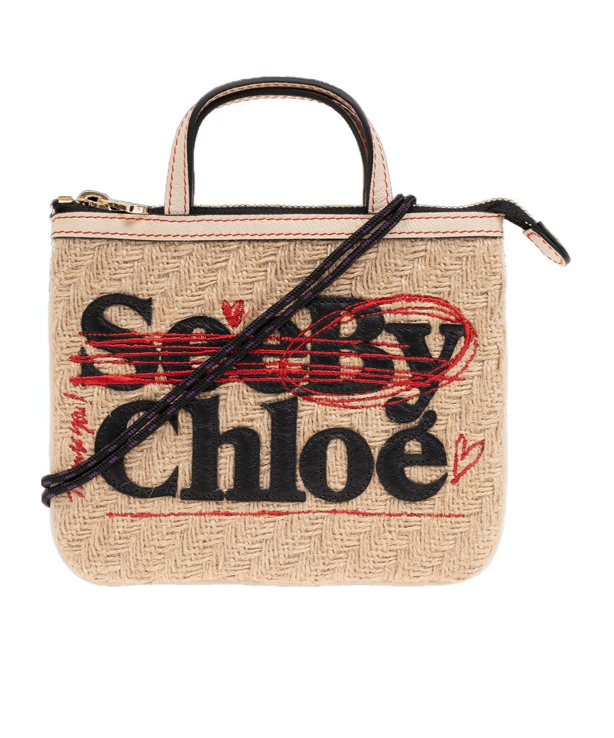 See By Chloé Logo Shoulder Bag In Nude