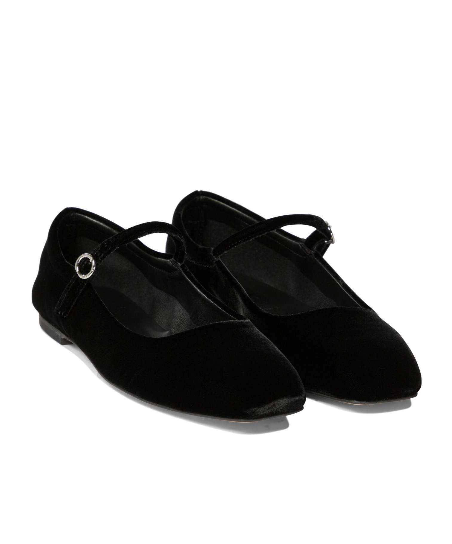 Shop Aeyde Suede Ballet Shoes In Black