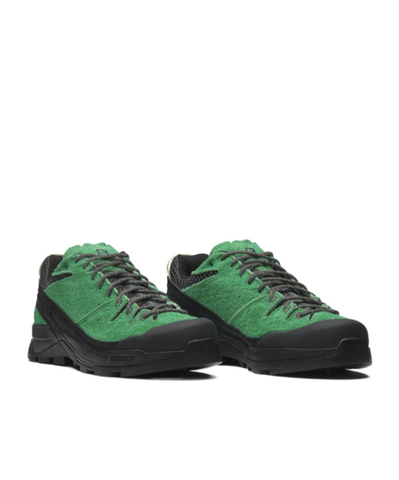Salomon X-alp Suede Sneakers In Green