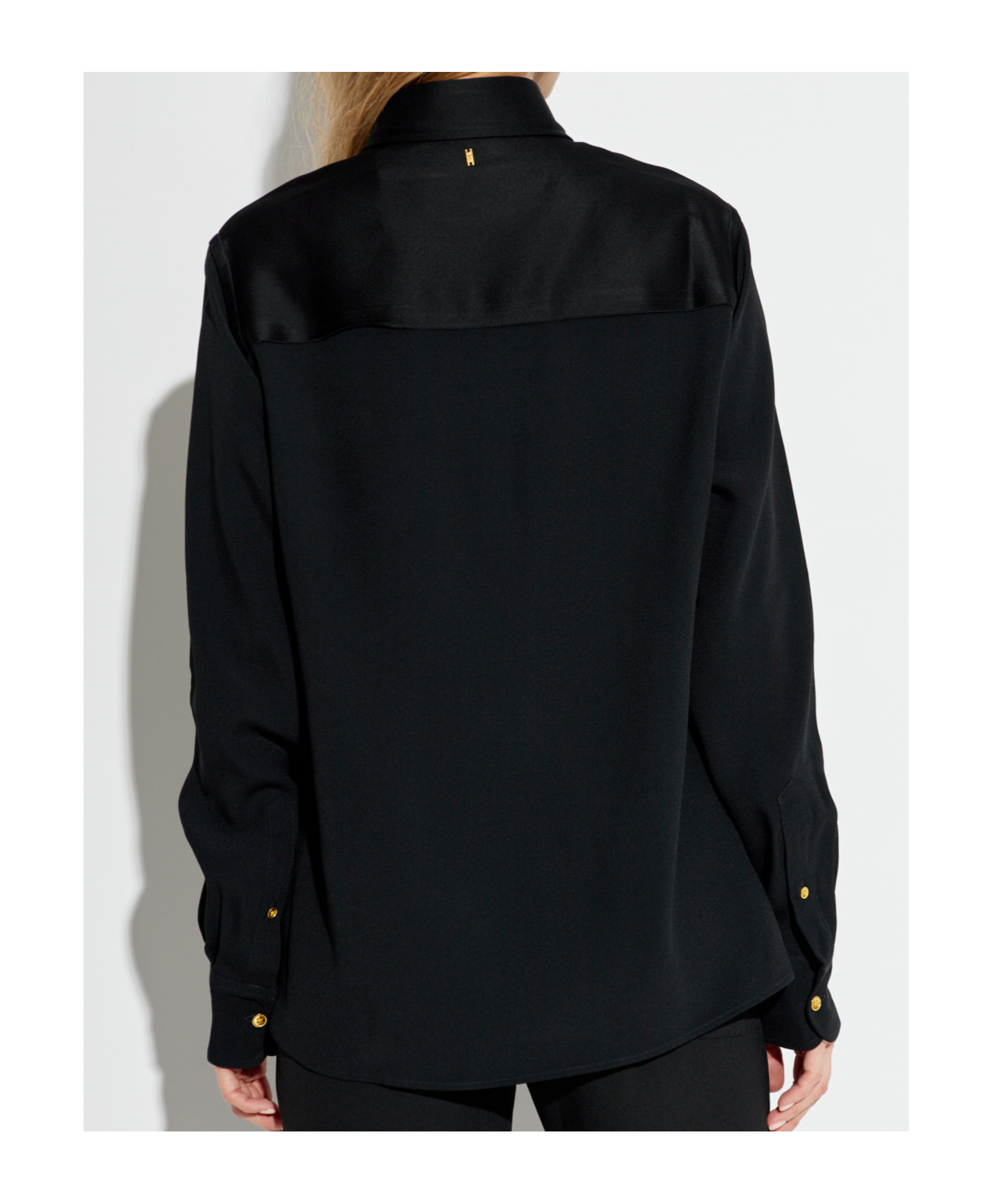 Ami Alexandre Mattiussi Long-sleeved Shirt In Black