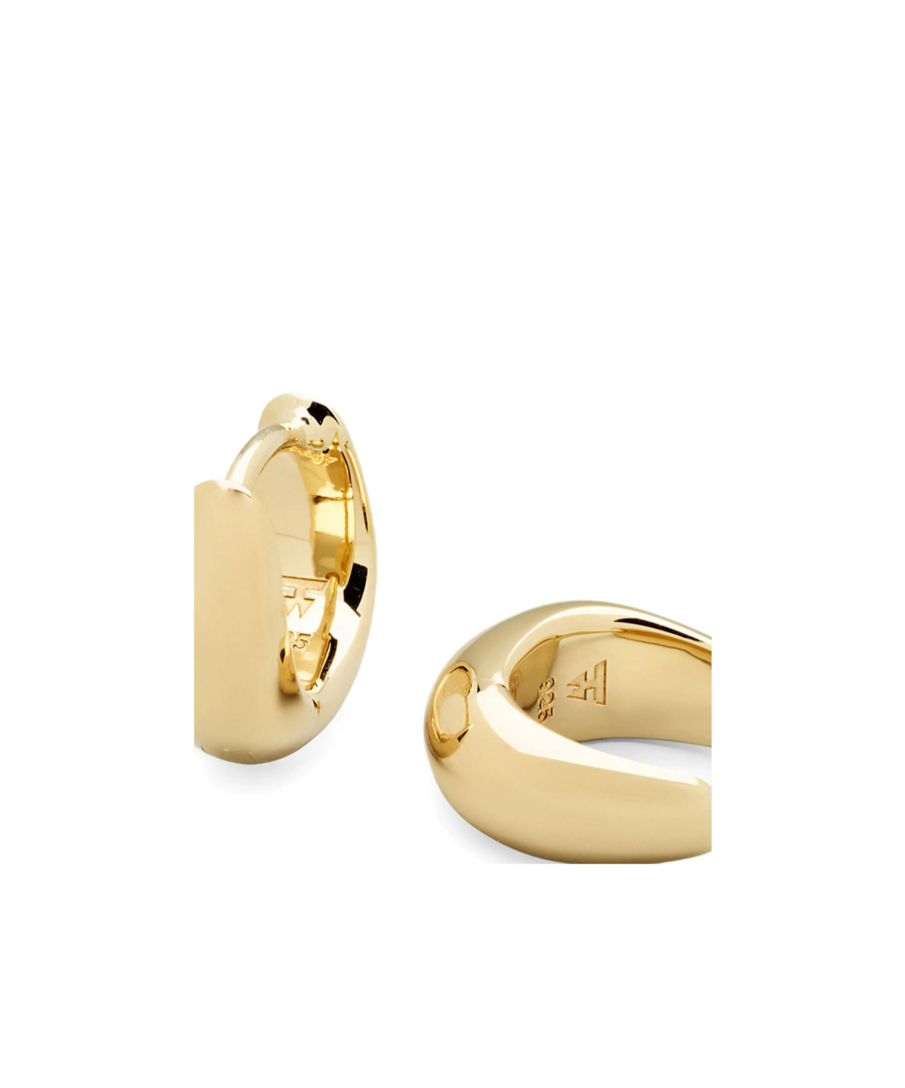 Tom Wood Hoop Earrings In Gold