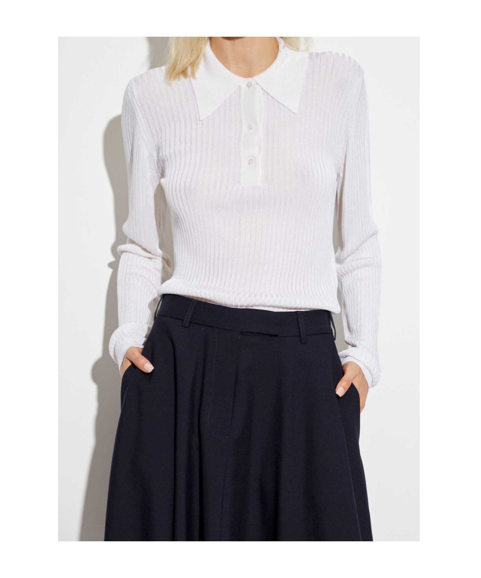 Shop Officine Generale Jana Jumper In White