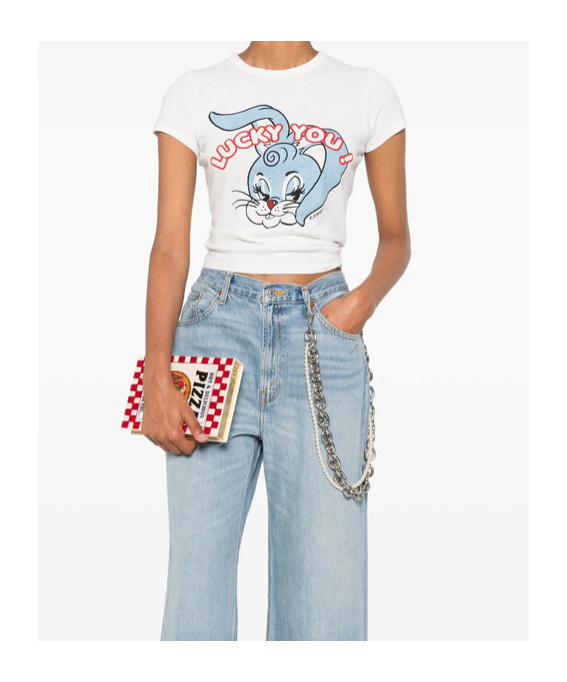 Kenzo Print T-shirt In Gray