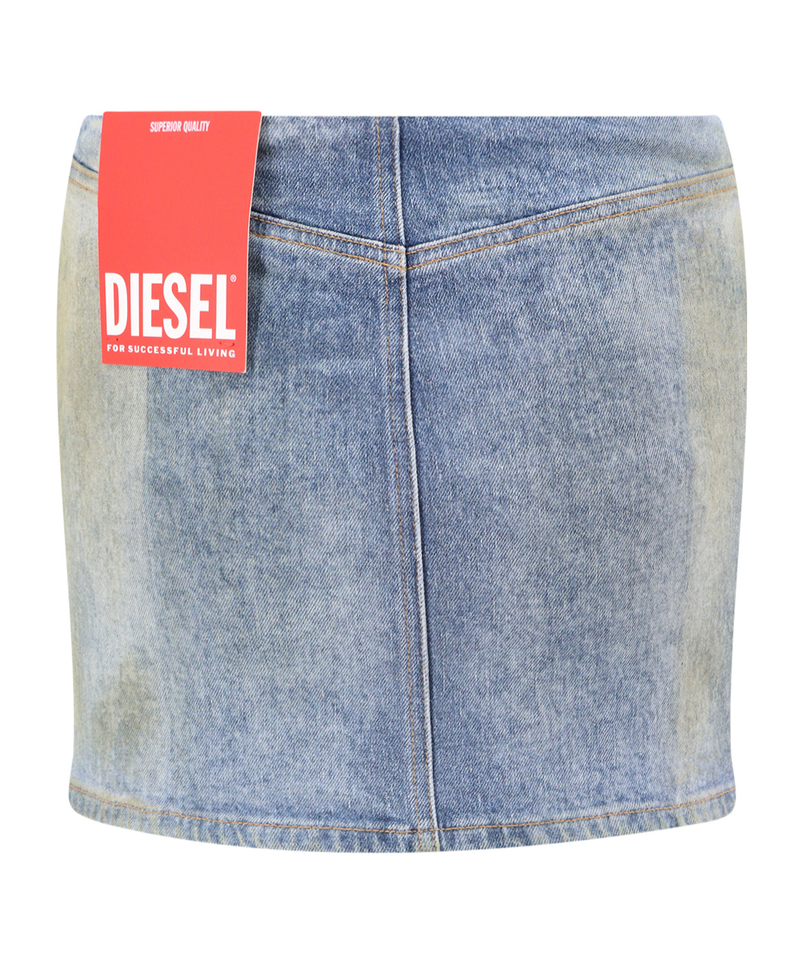 Diesel Mini Skirt By De-p In Gray
