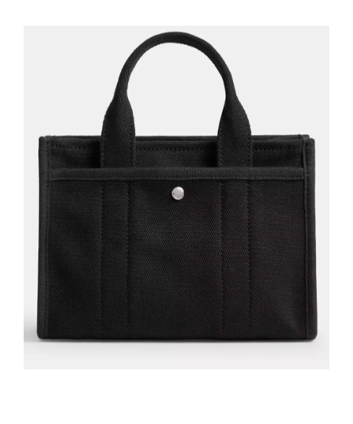 Coach Double Handle Shoulder Bag In Black