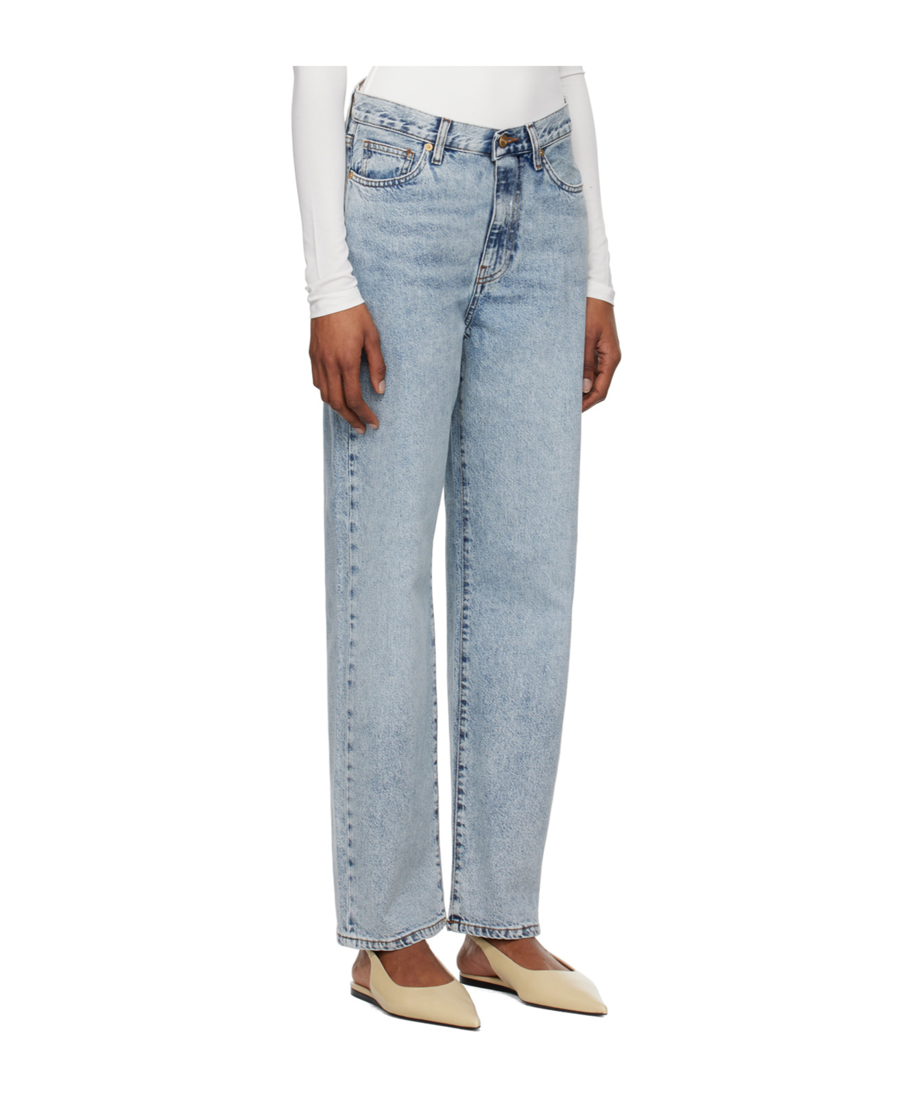 Tove Sofie Straight-leg Boyfriend Jeans In Blue