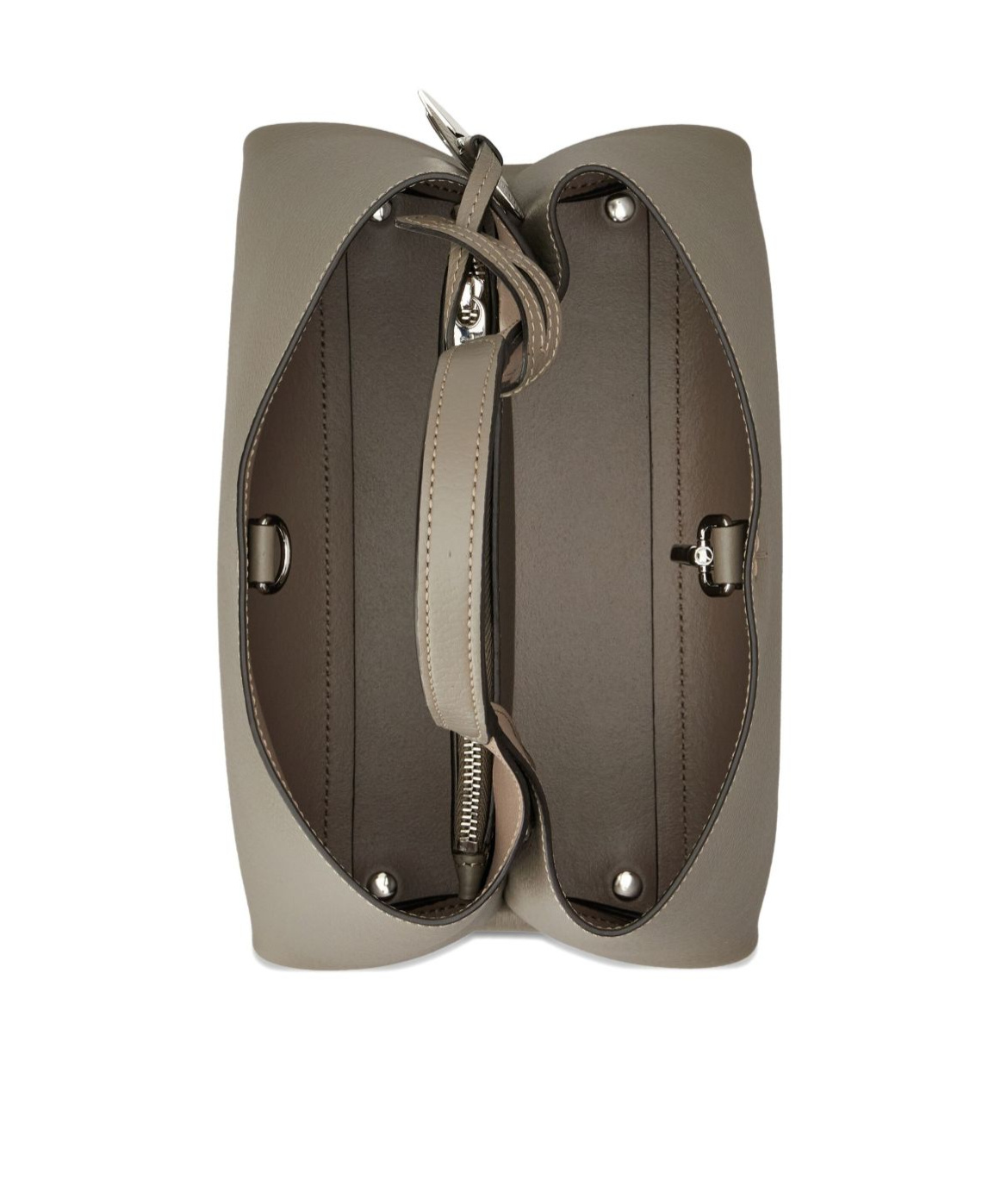 Tod's Single Handle Shoulder Bag In Gray