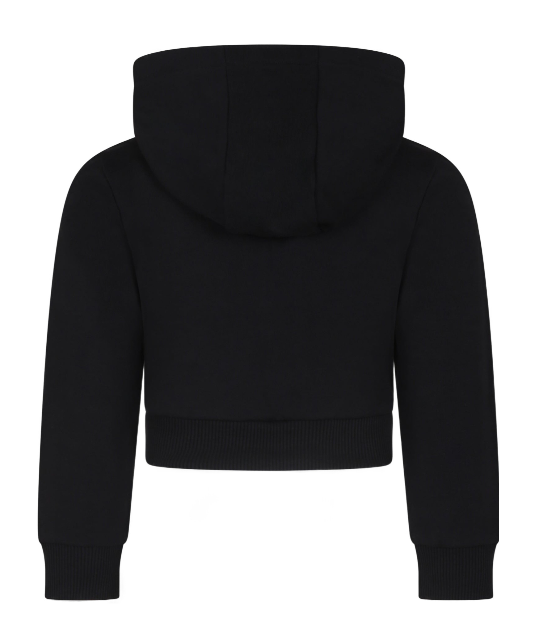 Balmain Logo-embroidered Zip-fastening Hoodie In Black