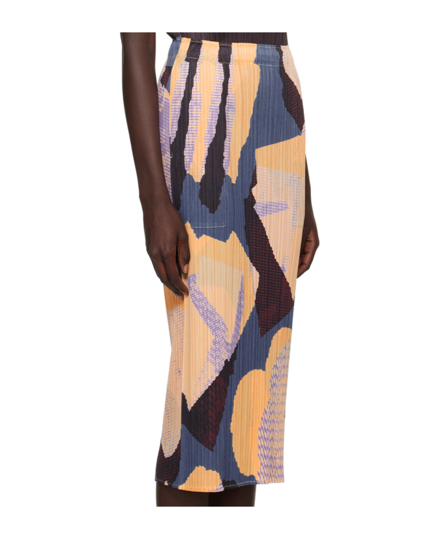ISSEY MIYAKE METEORITE PATTERN PRINTED SKIRT