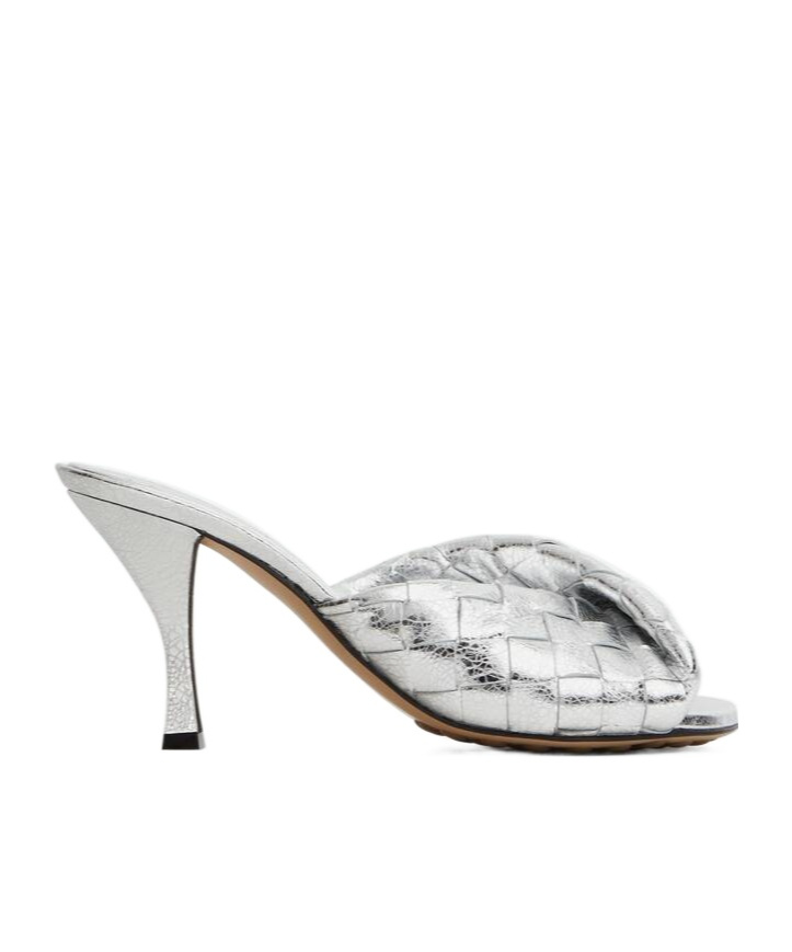 Bottega Veneta Blink Mules In Gray