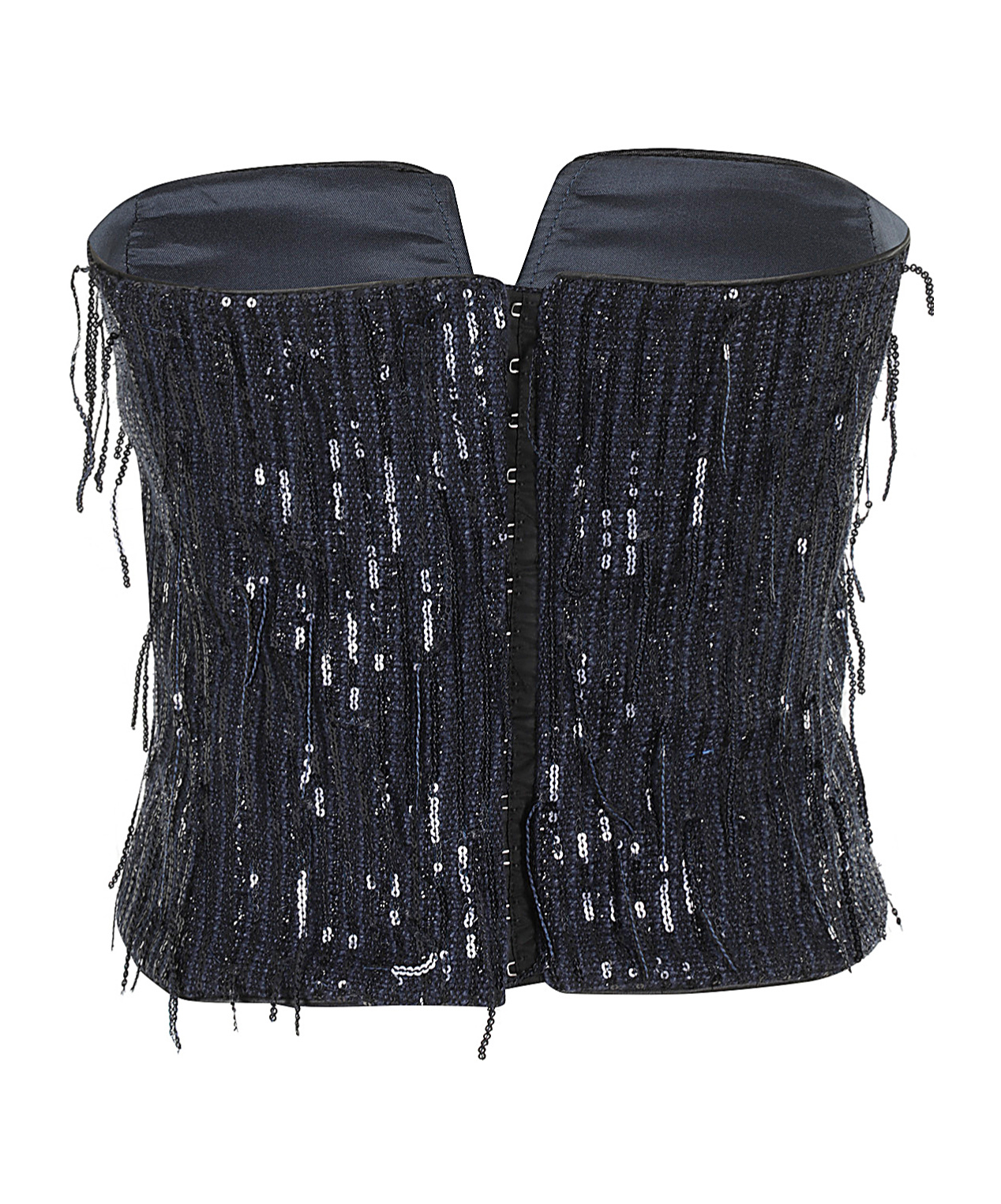 Shop Federica Tosi Sequined Vest In Black