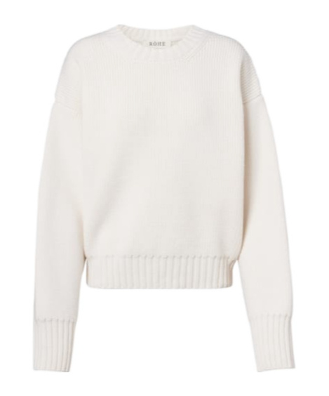 Rohe Wool Sweater In White