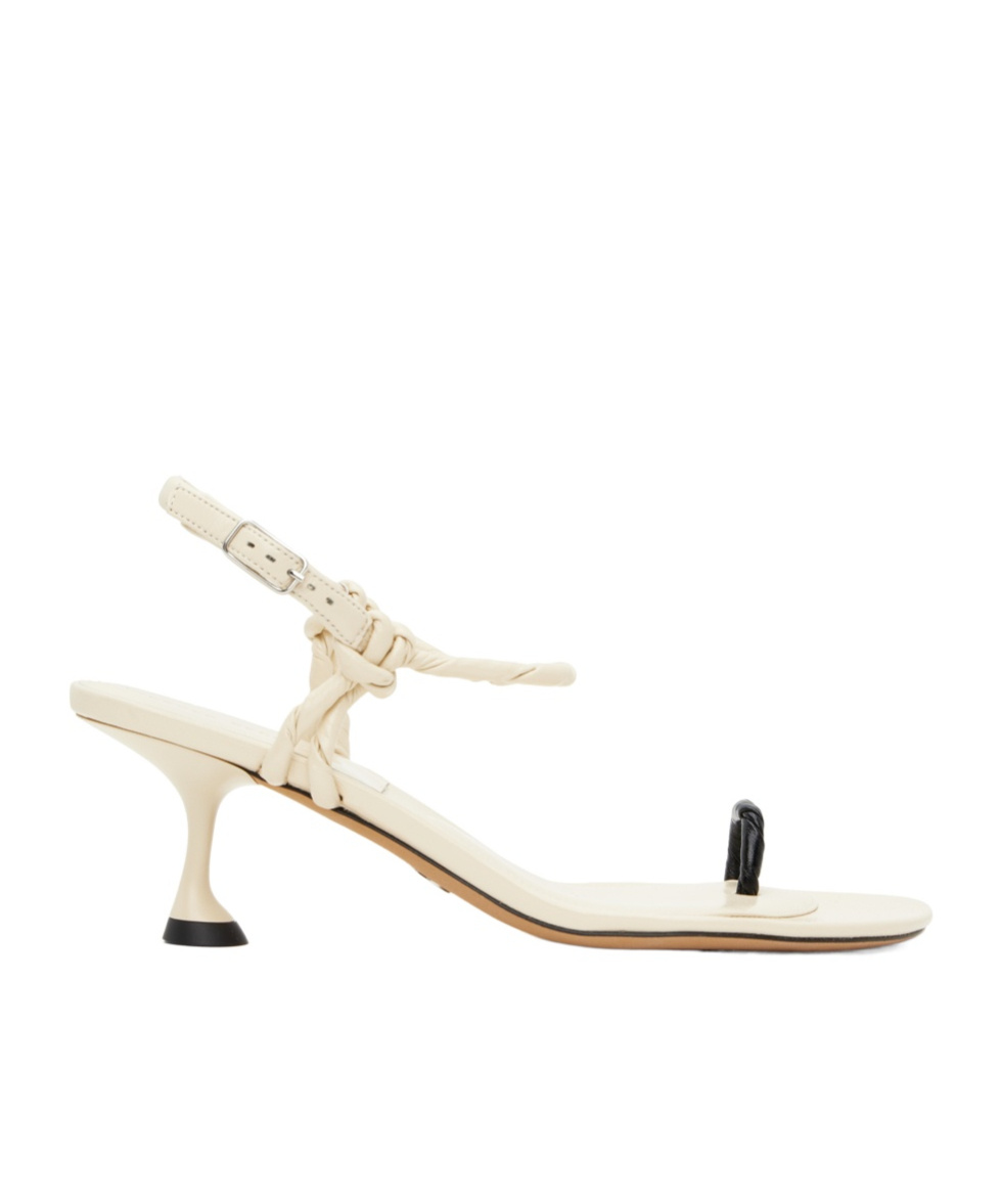 Proenza Schouler Tee Toe Ring Sandals In Nude