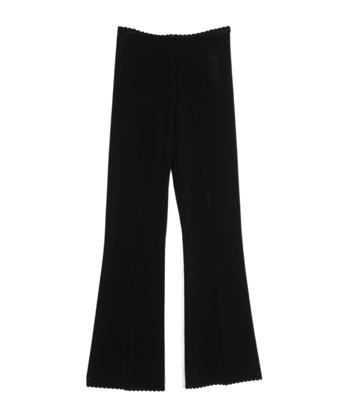 Twinset Pleat Detailed Flared Pants In Black