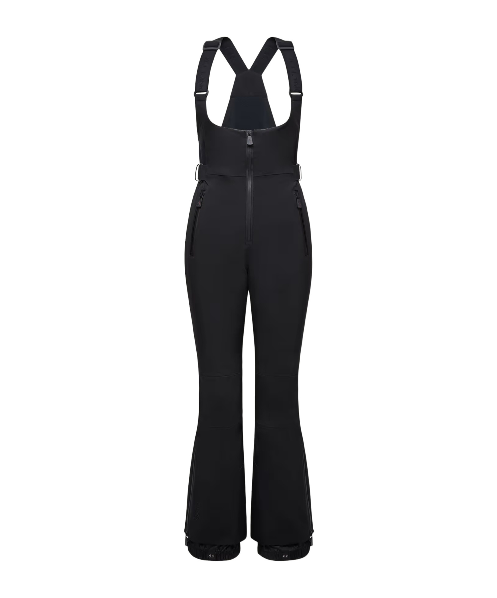 Moncler Padded Ski Bib In Black