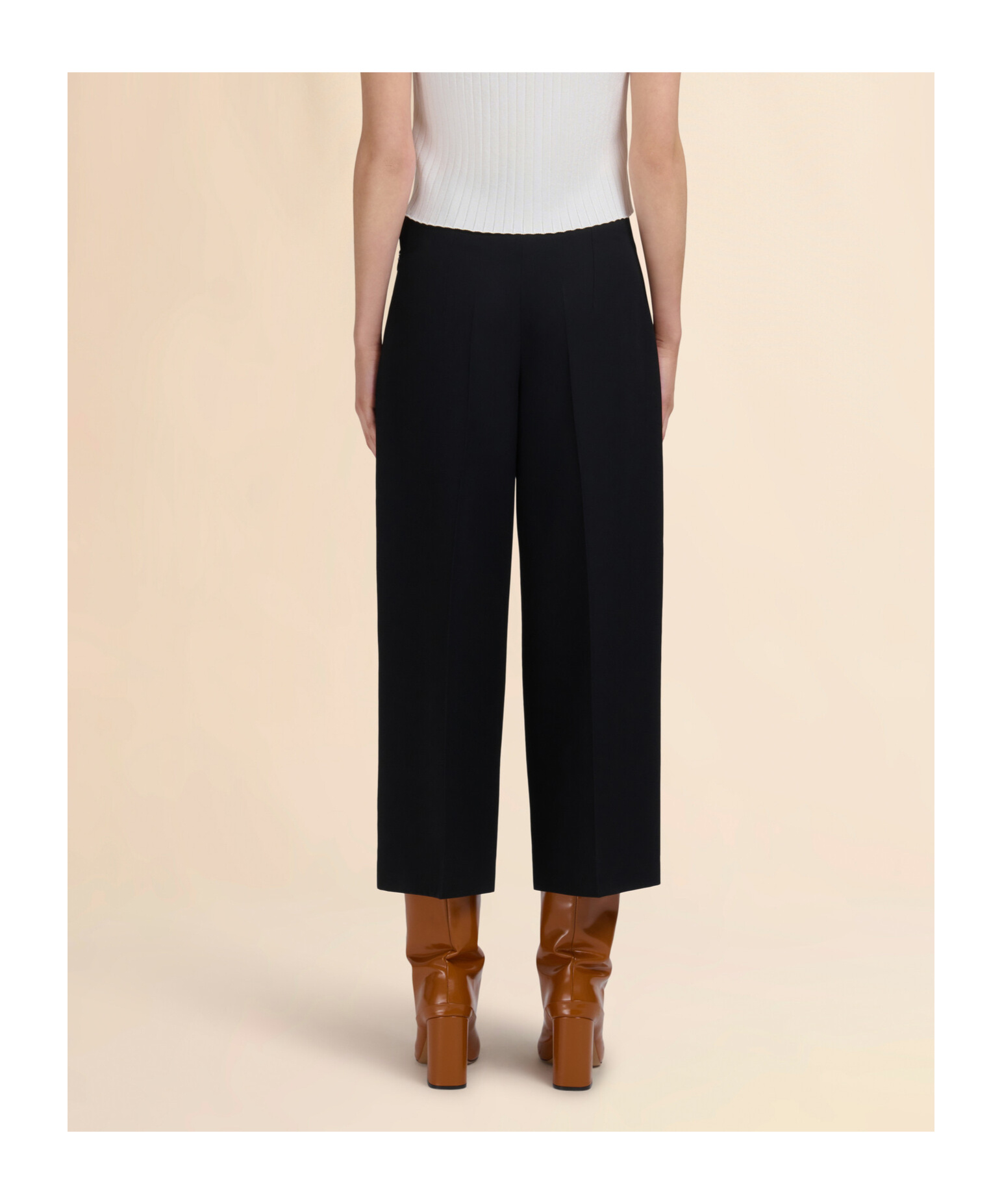 Marni Virgin-wool High-waisted Trousers In Blue
