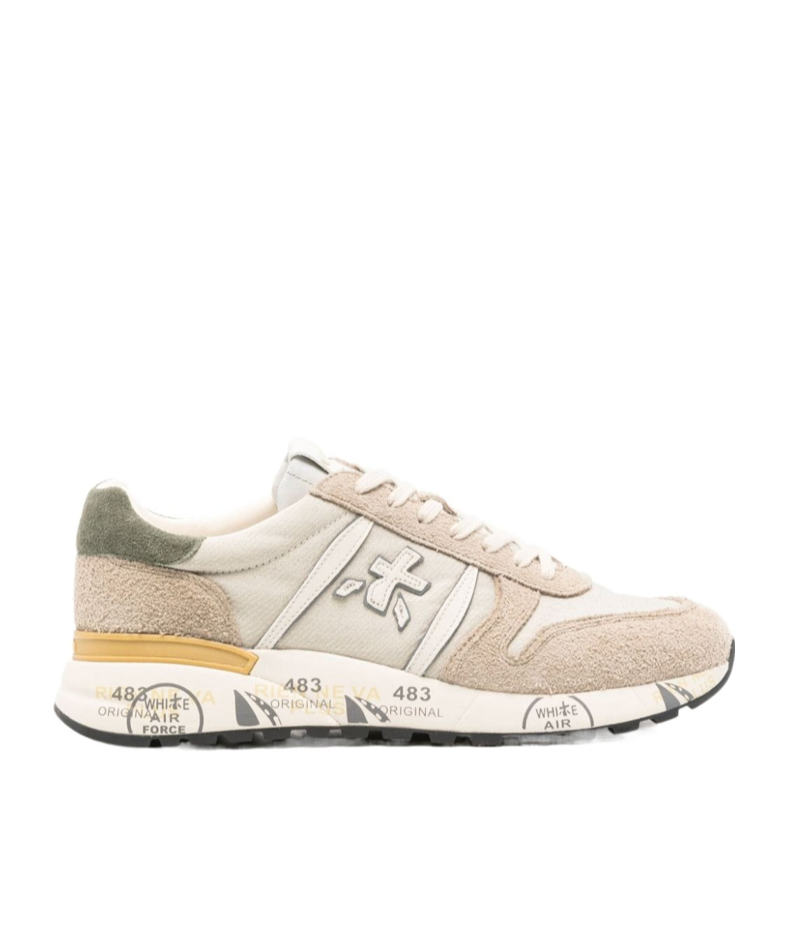 Premiata Lander Sneakers In Nude