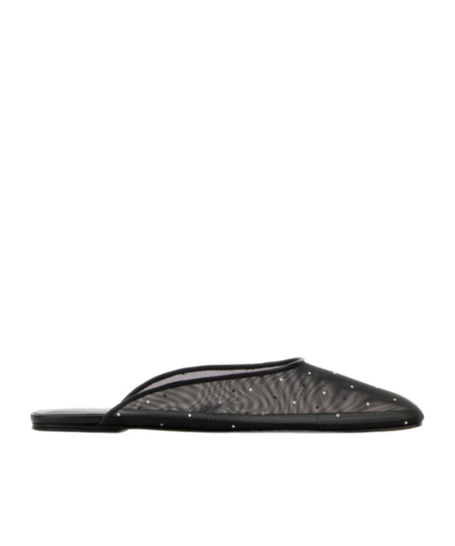 Magda Butrym Black Mesh Mule In Black