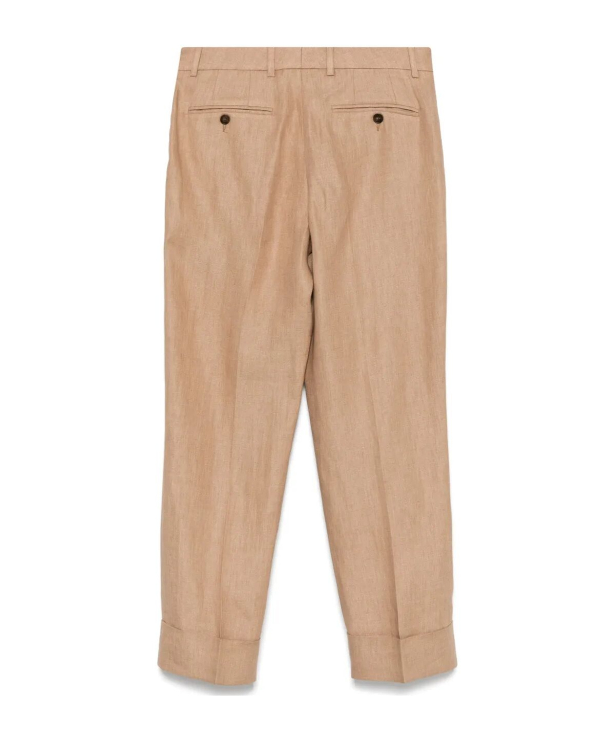 Incotex Belt Loops Slacks In Nude