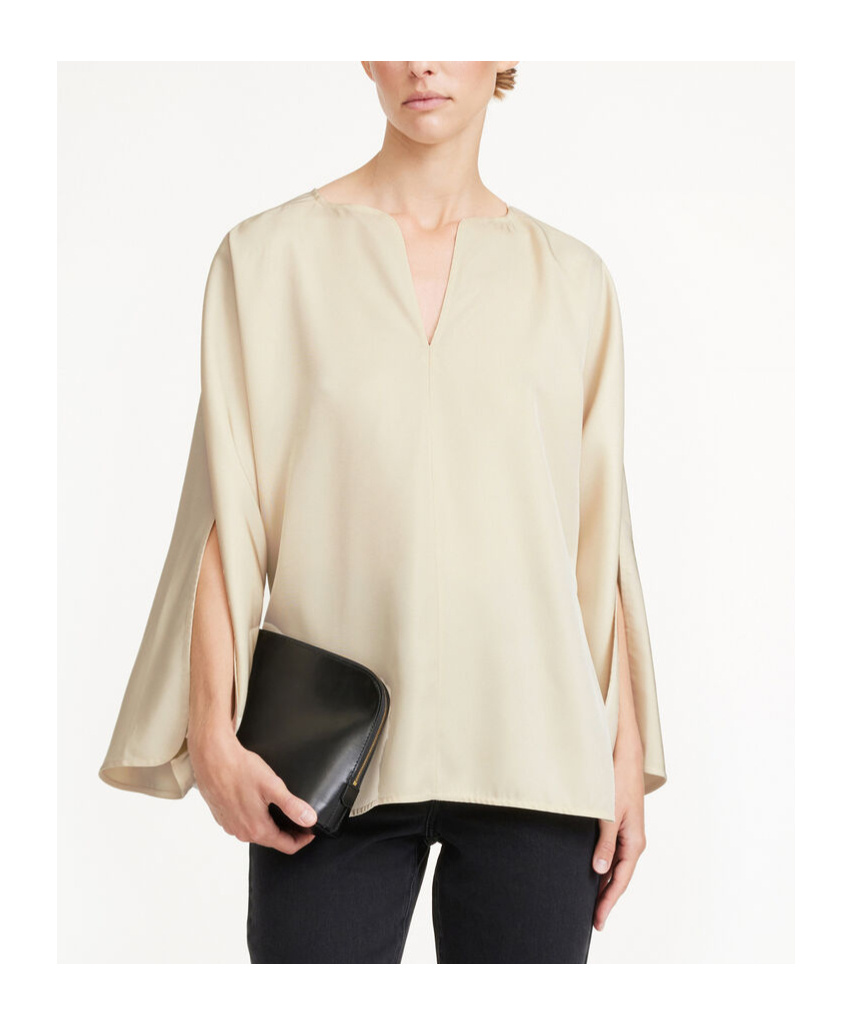 By Malene Birger Calias Tunic Blouse In Nude