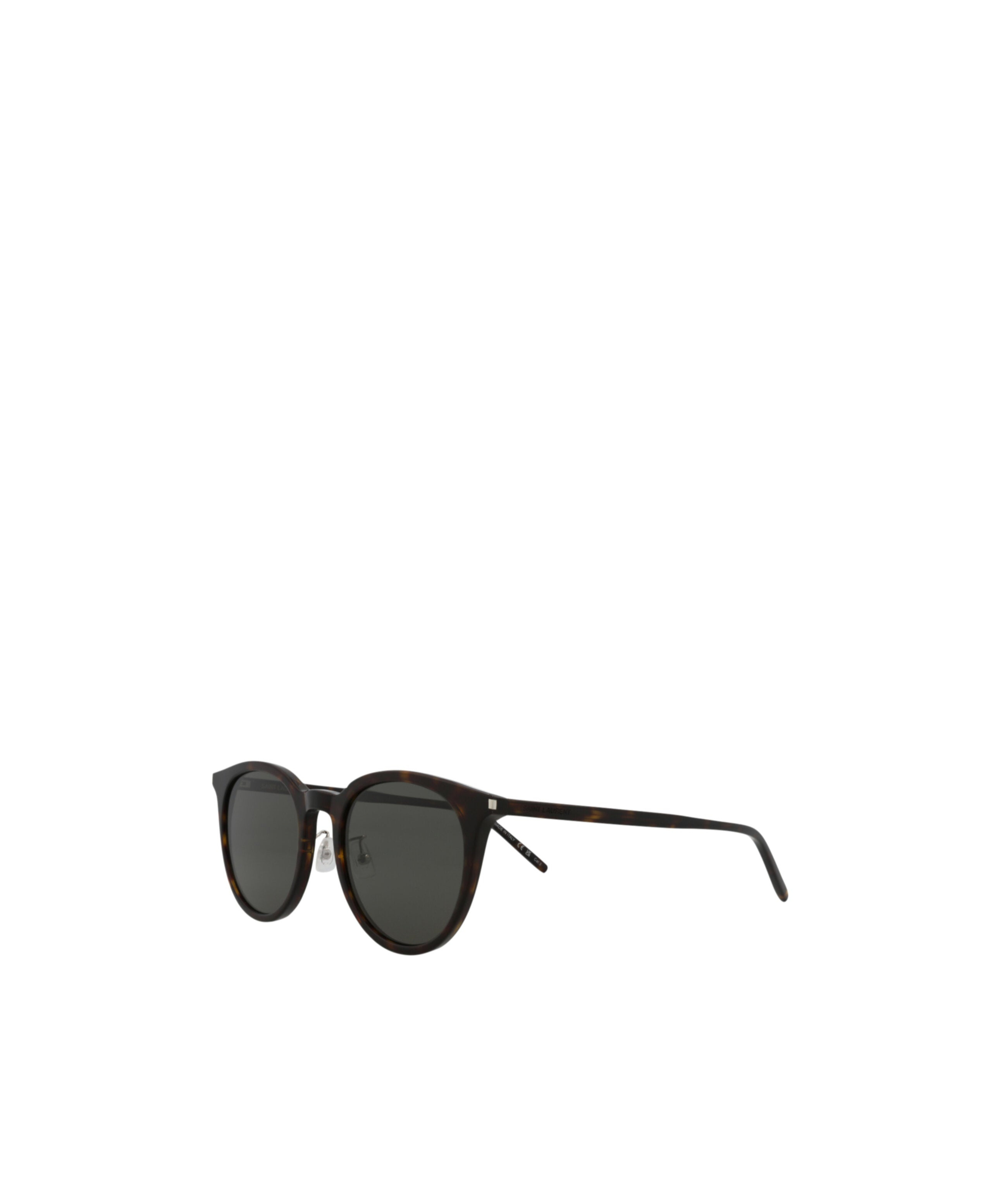 SAINT LAURENT CONTRAST-COLOR THICK FRAME SUNGLASSES 