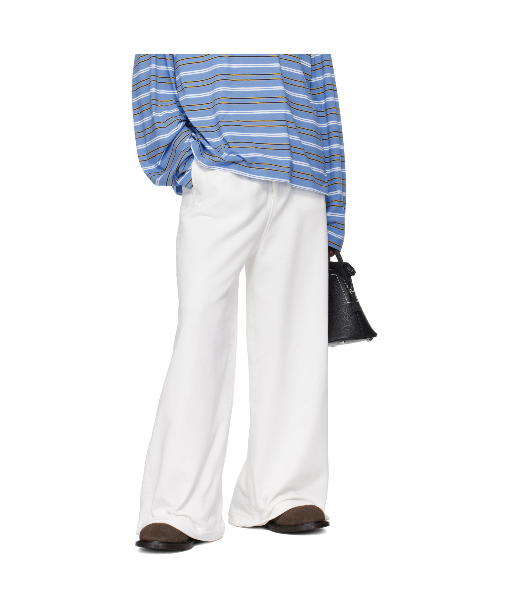Marni White Loopback Sweatpants In White