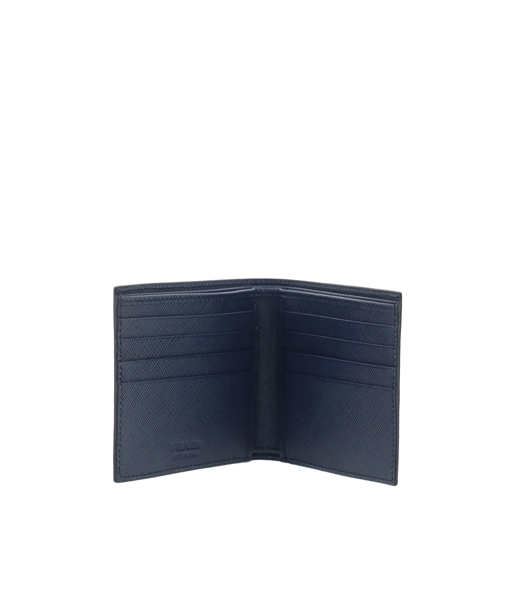 Prada Saffiano Leather Wallet In Black