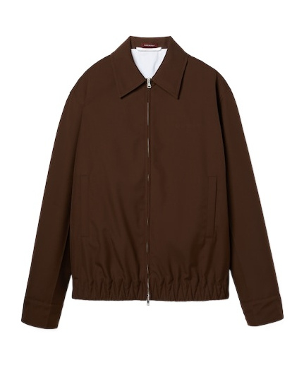 Gucci Wool Bomber-style Jacket In Brown