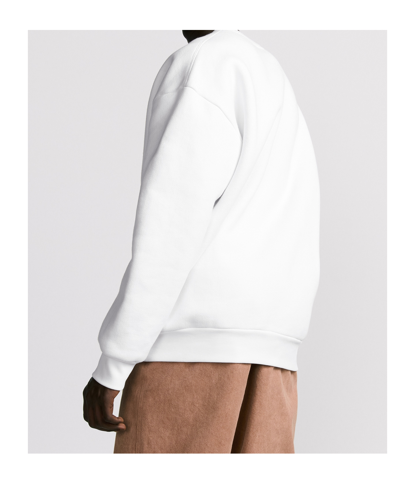 Dior Crew Neck Graphic Print Long Sleeves Sweater In White