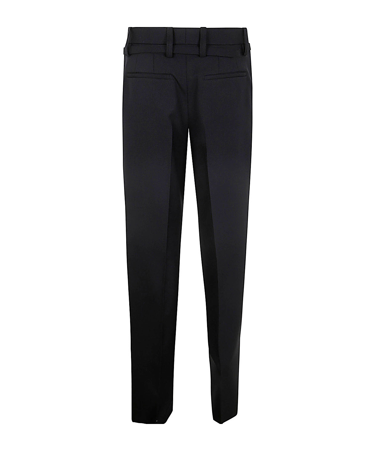 Jil Sander Trouser Straight Leg Creased Detailing In Black