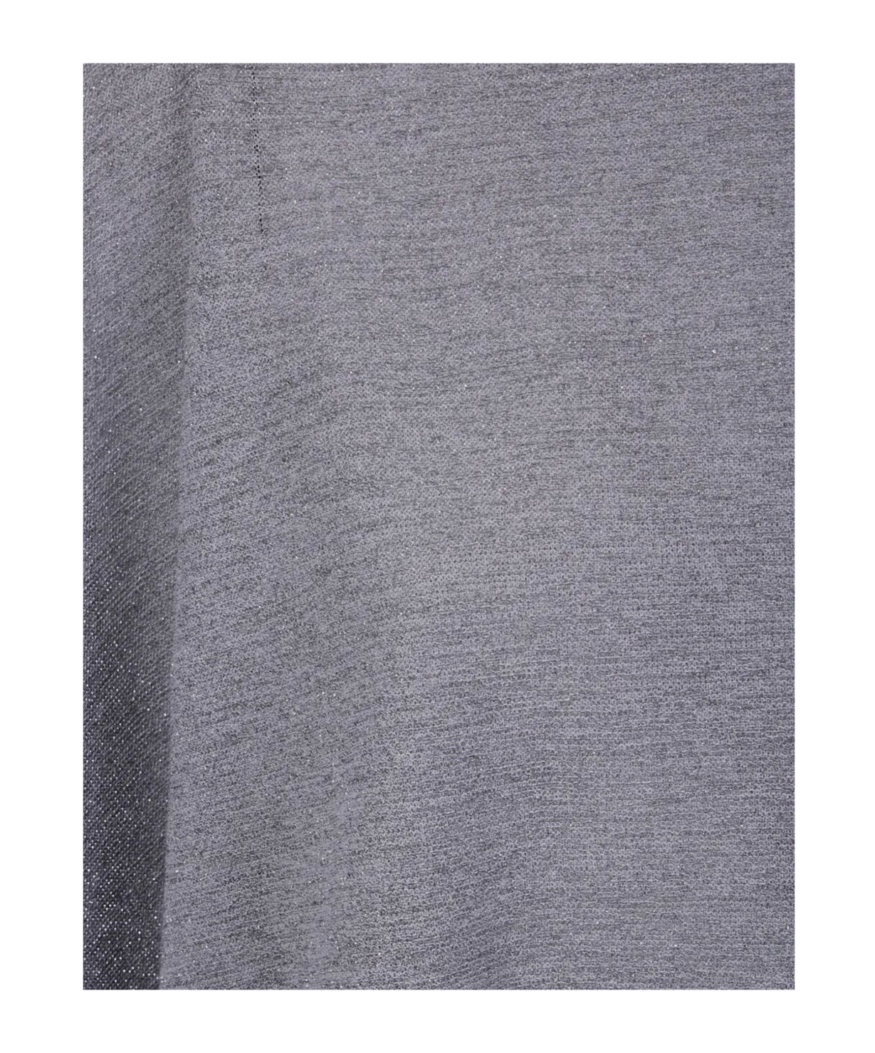 D Exterior D.exterior Draped Poncho Top In Gray