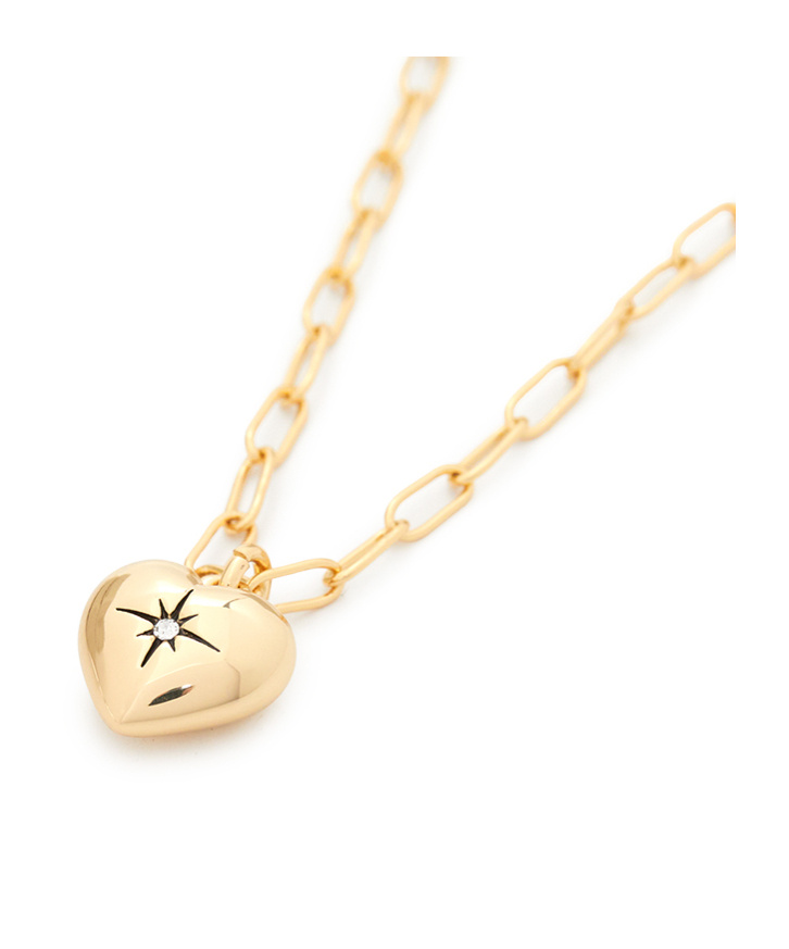 COACH ICONIC HEART NECKLACE