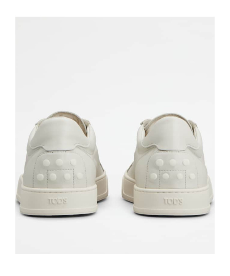 Tod's Sneakers Leather Flat Sole In White