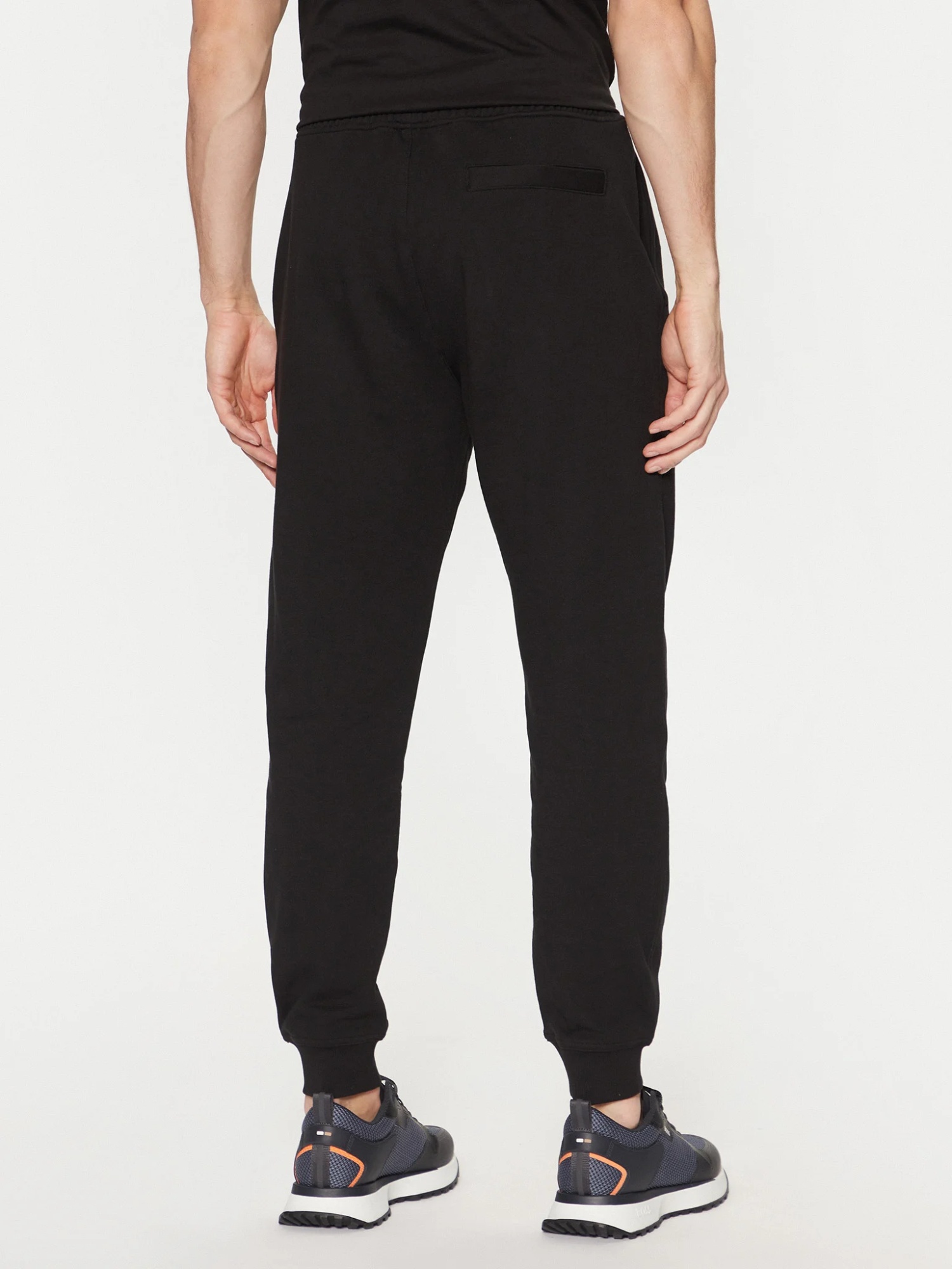 Hugo Boss Drawstring Casual Pants In Black