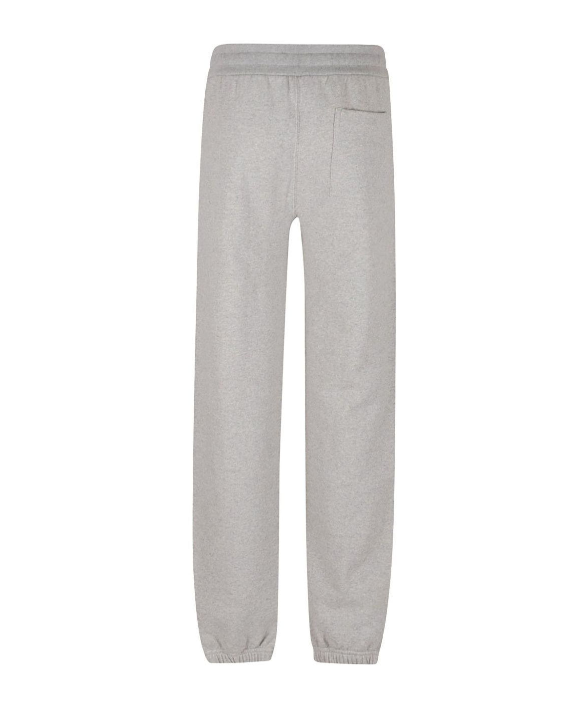 Jil Sander Cotton Joggers With Back Pocket And Elastic Waistband In Gray