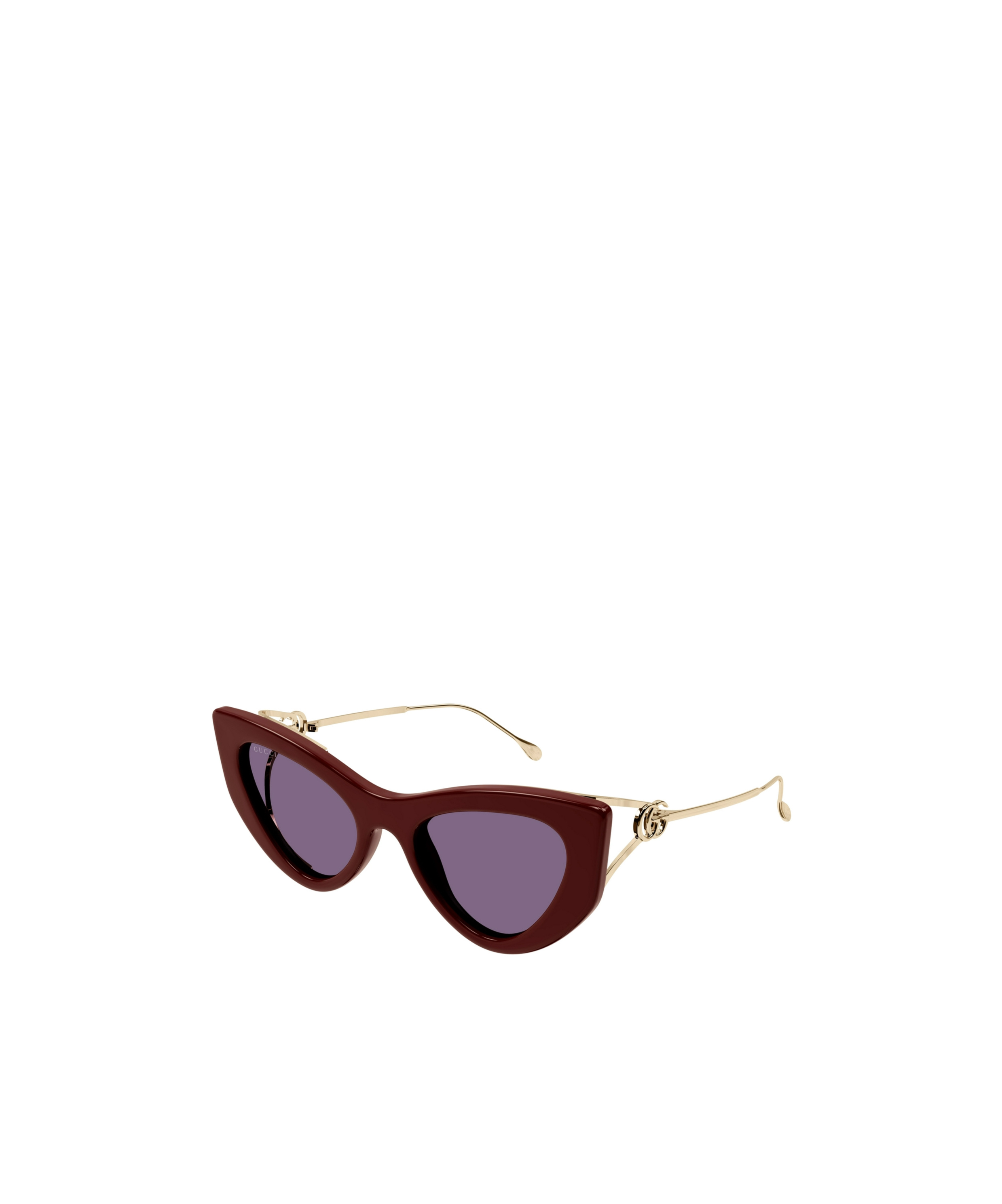 Gucci Double G Cat-eye Sunglasses In Purple