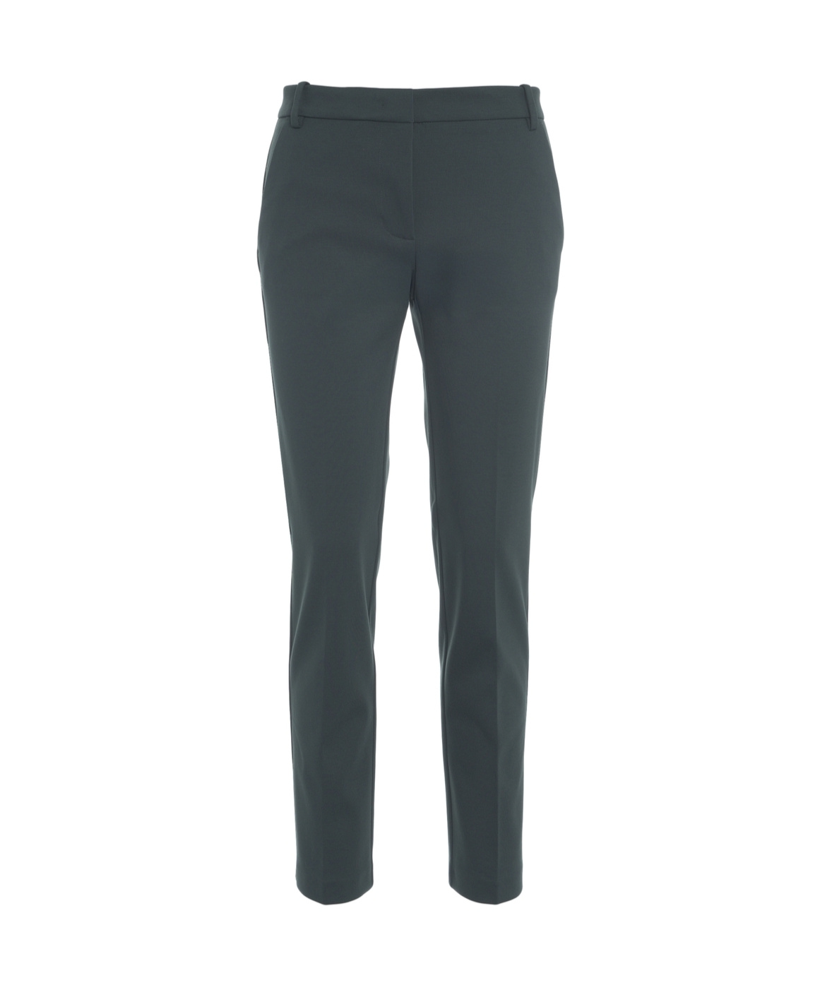 Pinko Mid-rise Cigarette Trousers In Blue