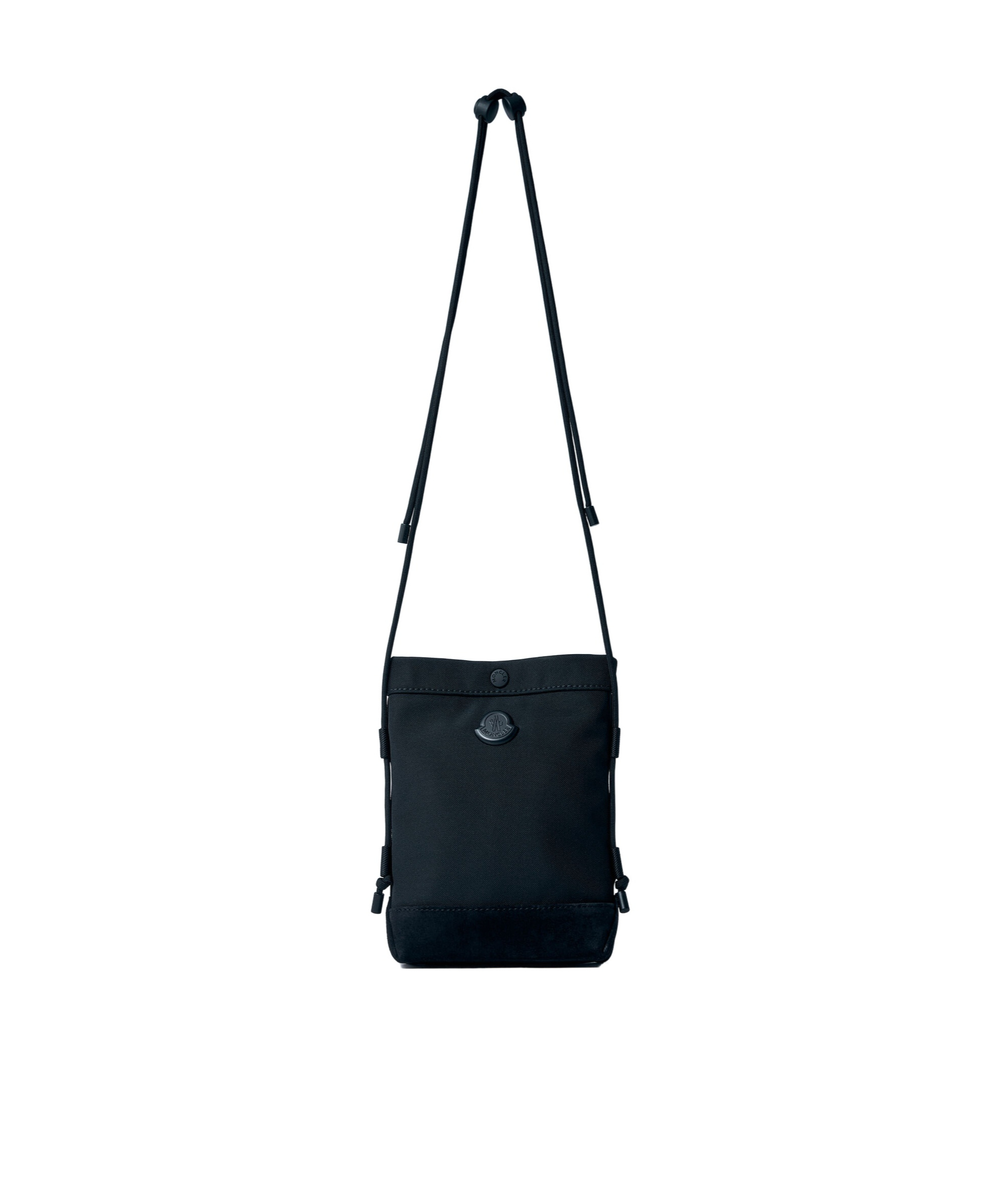 Moncler Mobile Phone Cross-body Bag In Black