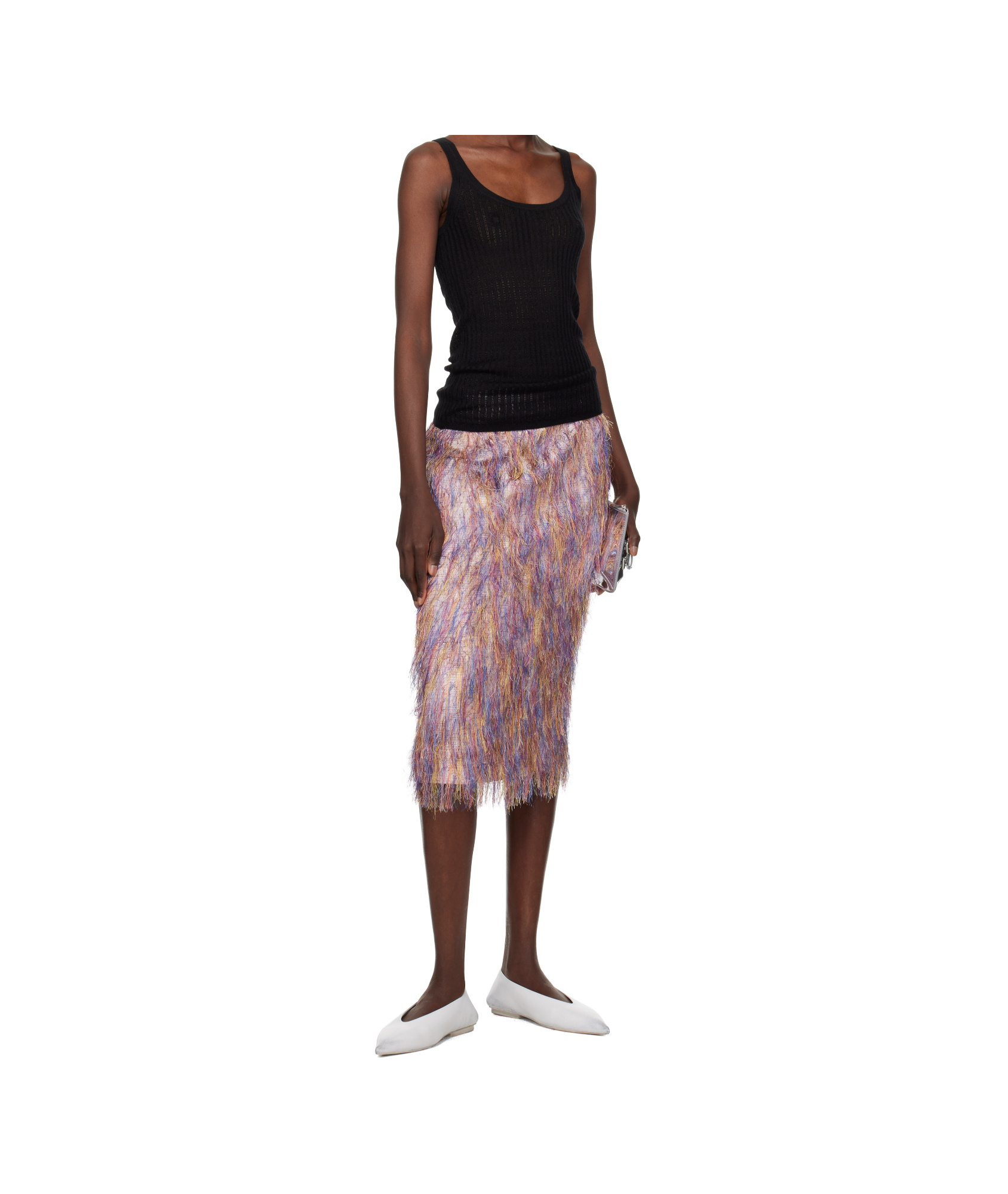 Shop Gabriela Hearst Multicolor Manuela Midi Skirt
