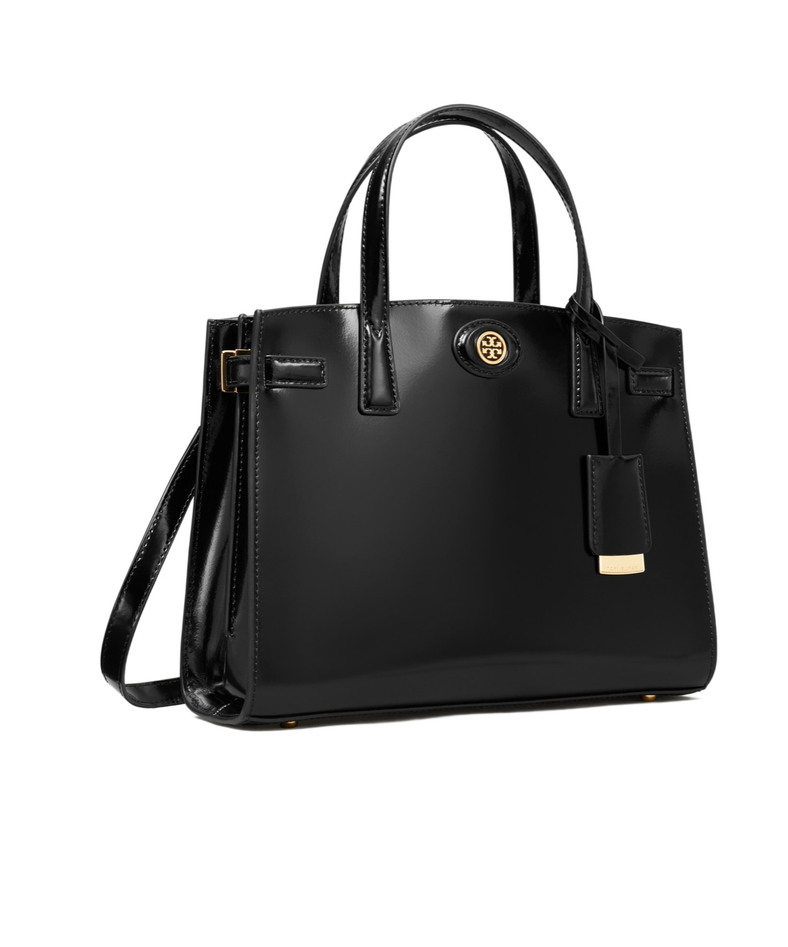 Tory Burch Small Double Handle Shoulder Bag In Black