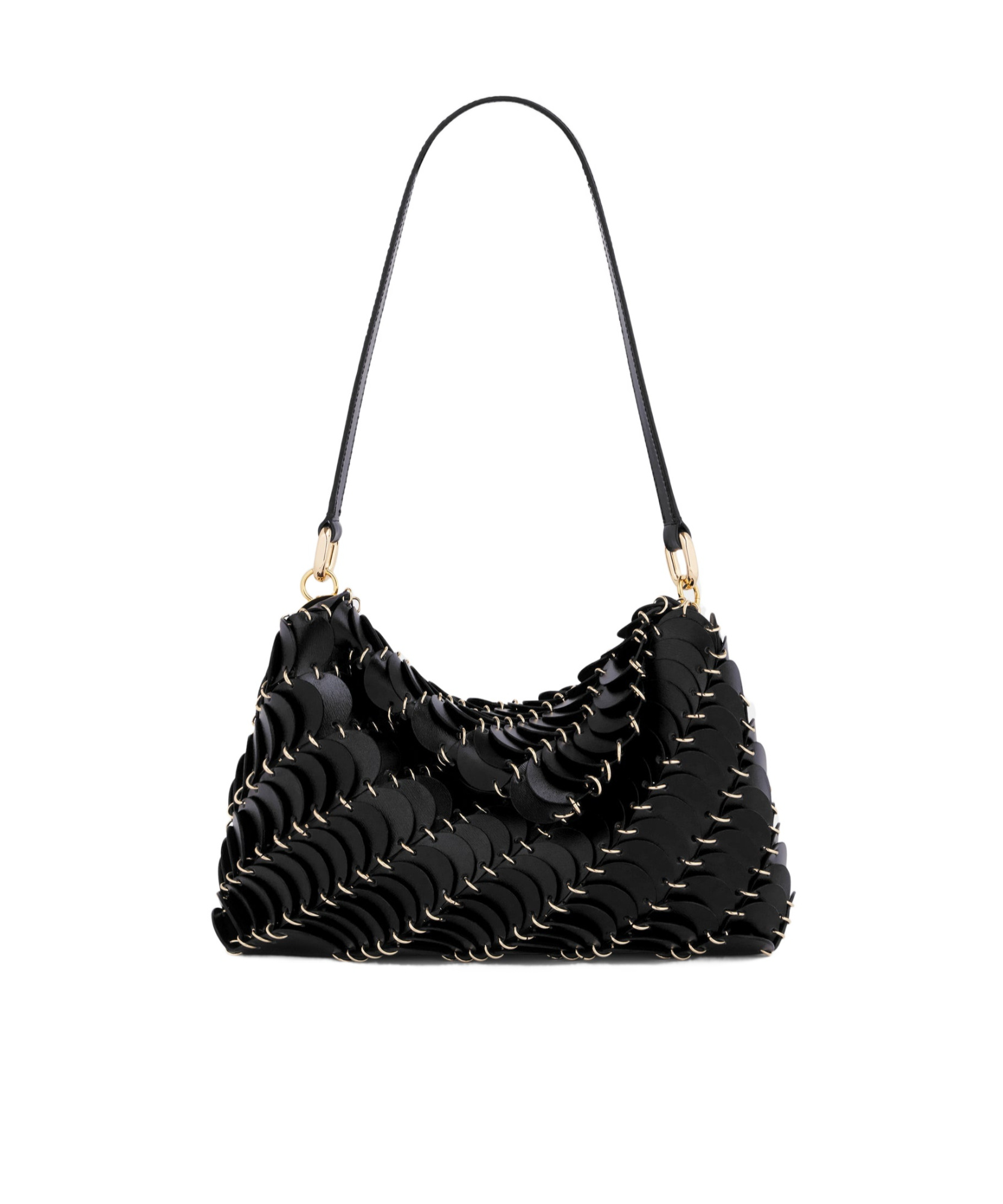 Rabanne Single Handbag In Black