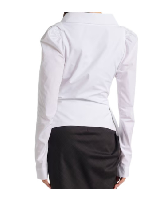 Vivienne Westwood Monday Orb Cotton Shirt In White