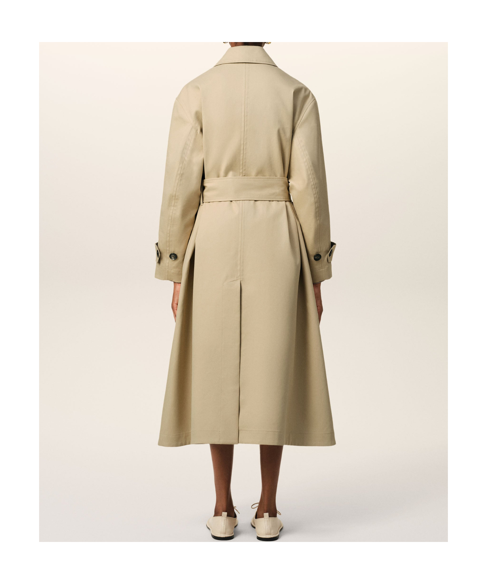Ami Alexandre Mattiussi Single-breasted Casual Windbreaker In Nude
