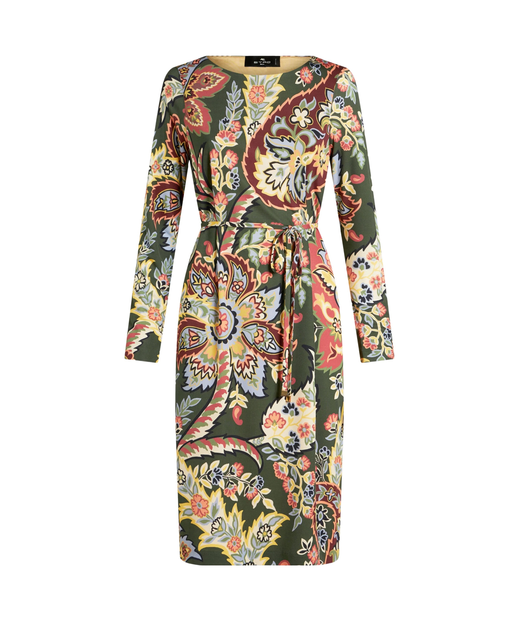 Etro Multicolor Abstract Pattern Dress In Multicolor