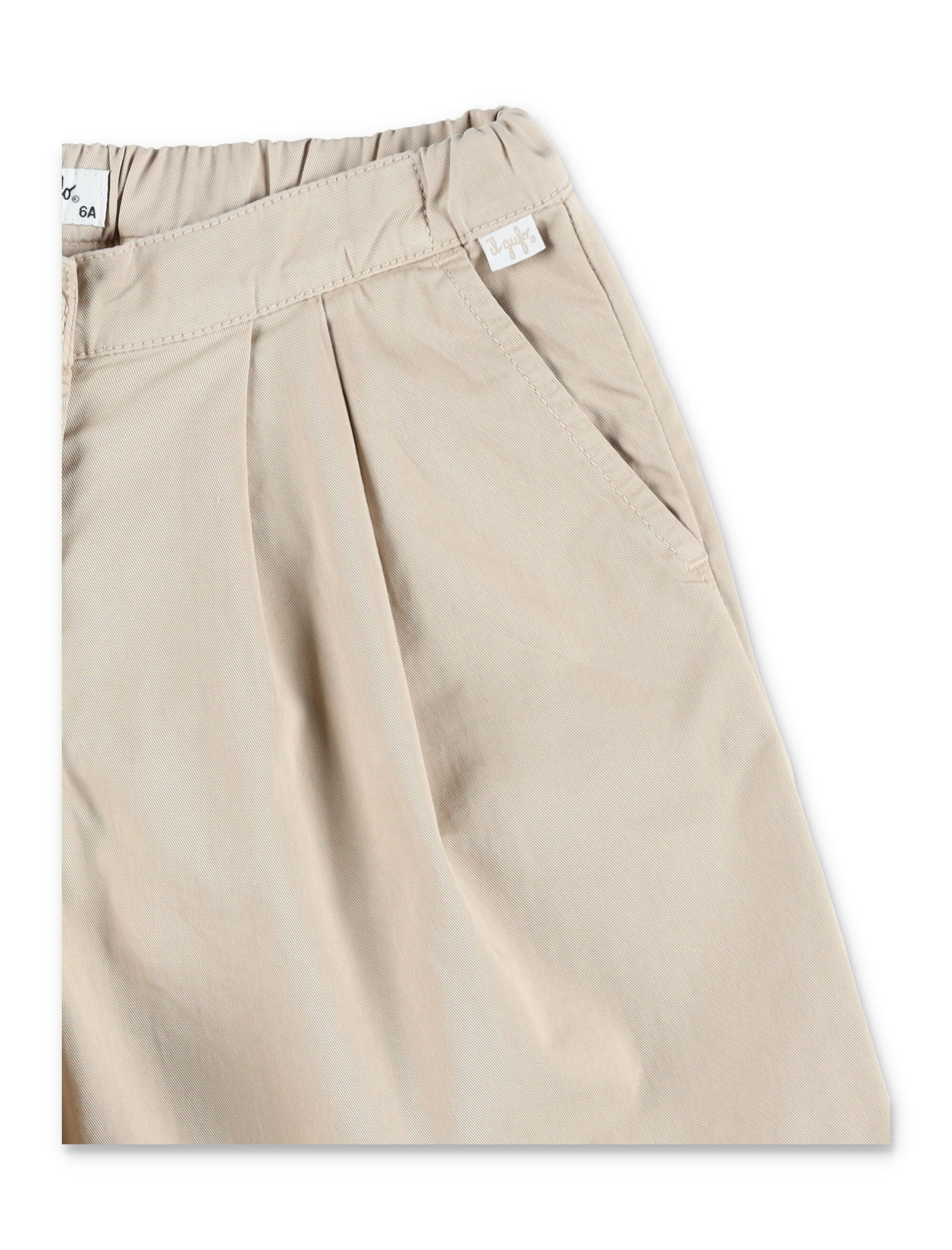 Il Gufo Pleated Bermuda Shorts In Light Brown