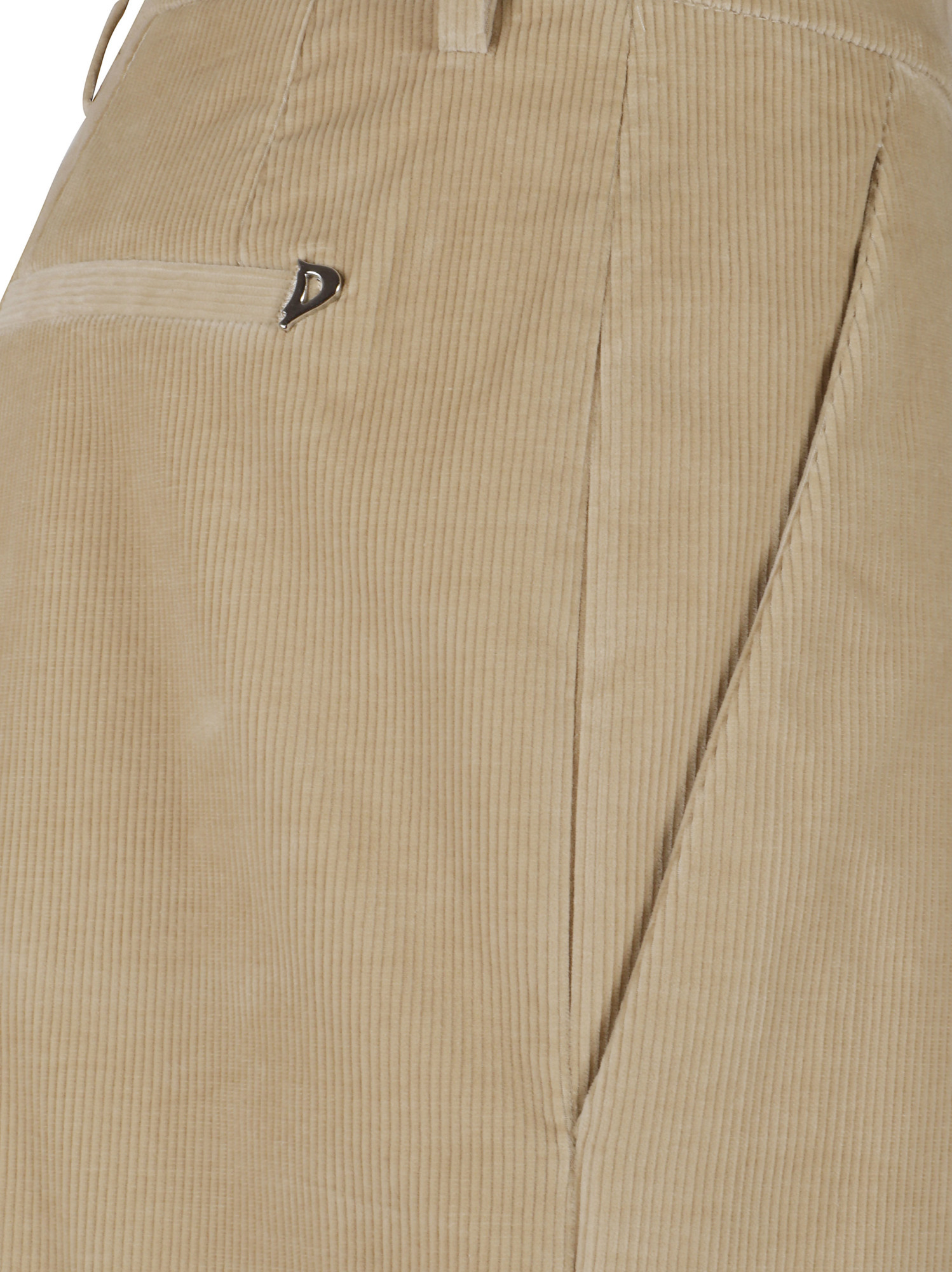 Dondup Wide-leg Casual Trousers In Brown