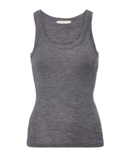 Rohe Wool Jersey Tank Top In Gray