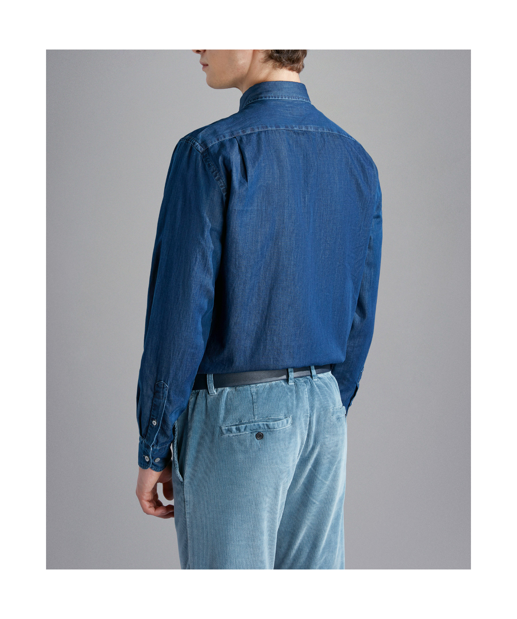 Paul & Shark Cotton Shirt In Blue